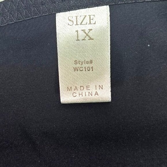 Waist Cincher Adjustable Closure 1X Black Slimming Supportive Shapewear - Picture 3 of 8